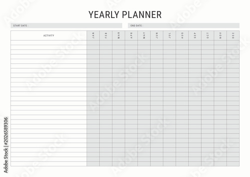 Yearly Planner – Plan Your Year & Achieve Long-Term Goals
