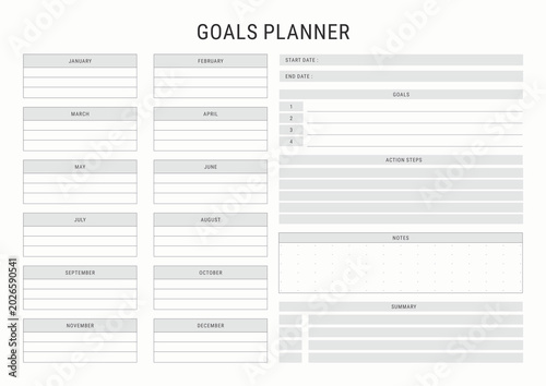Goals Planner – Organize, Track & Achieve Your Goals
