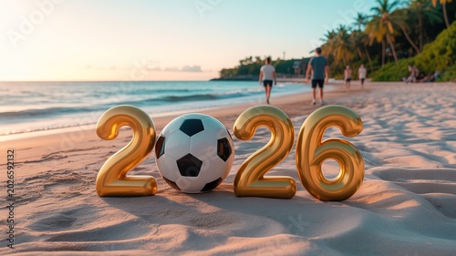 Vibrant Dynamic Football World Cup Themed Layout with Bold Red Blue Accents Ideal for Sports Promotions Social Media Campaigns Event Posters