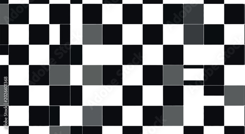 Modern Seamless Checkerboard Decorative Vector Pattern Background Design Illustration