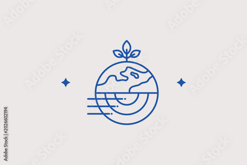 Foto A cross-section of the earth showing tectonic plate activity line icon for geography education textbooks and scientific research portals