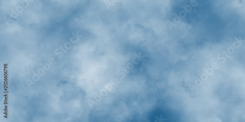 Fotografie Blue skies strewn with clouds blue sky with clouds in clear weather, clear blue sky and white clouds Beautiful blue sky with soft white clouds time lapse for abstract watercolor
