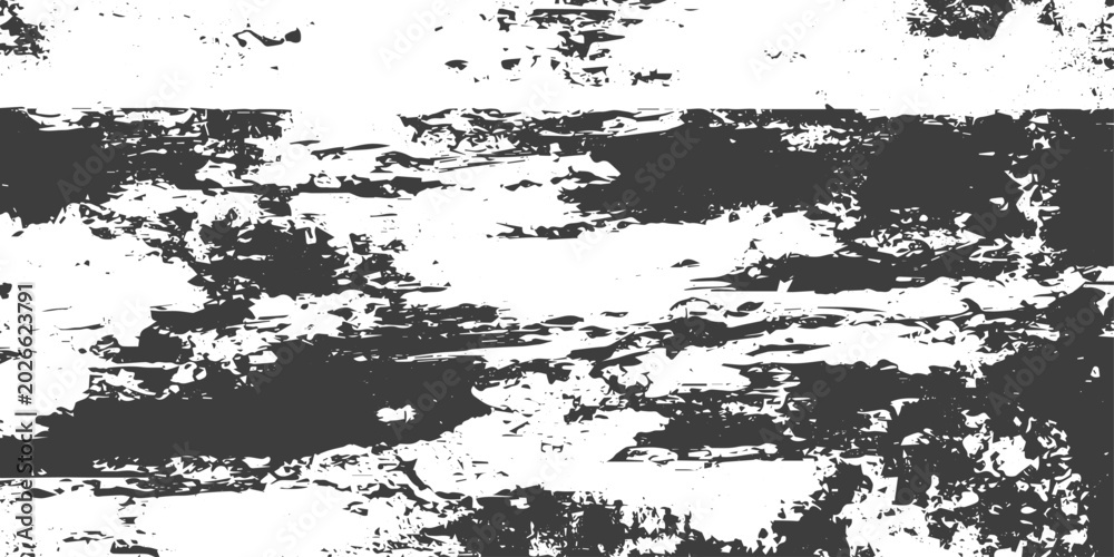 Fototapeta premium Black and White Grunge Vector Texture with Distressed Weathered Overlay Effect for Design Projects