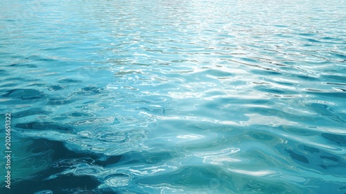 Abstract ocean water surface texture background with sunlight reflections