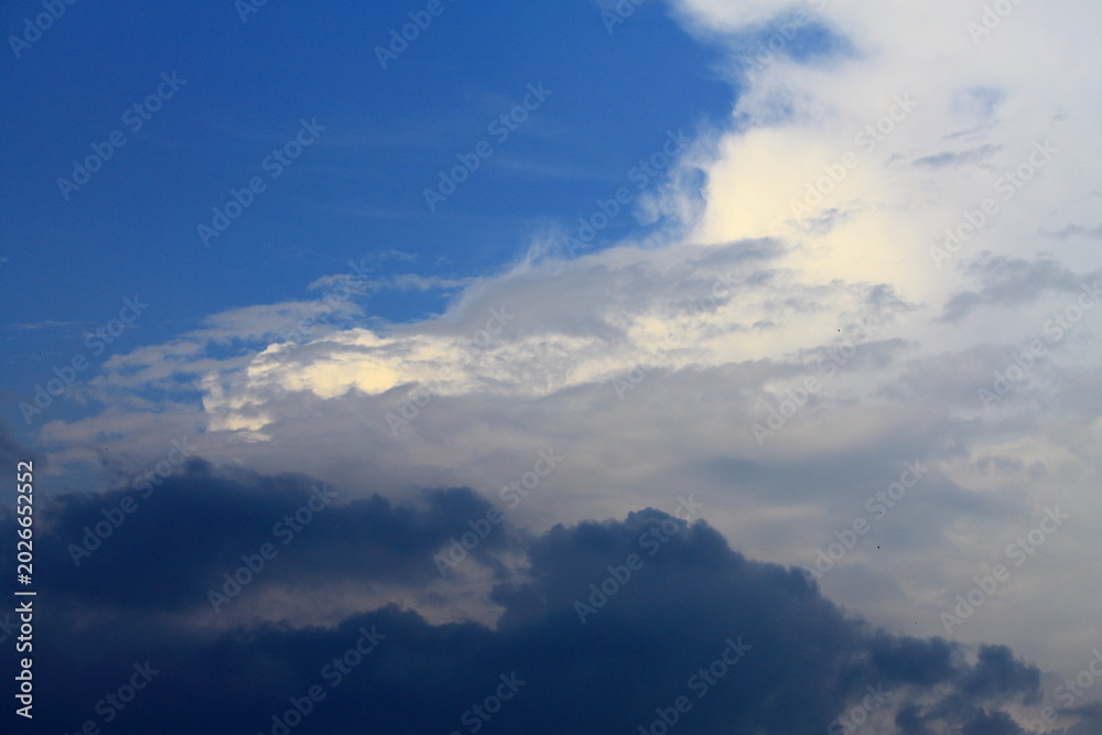 Fototapeta premium clouds blue sky with Photography Nature Background