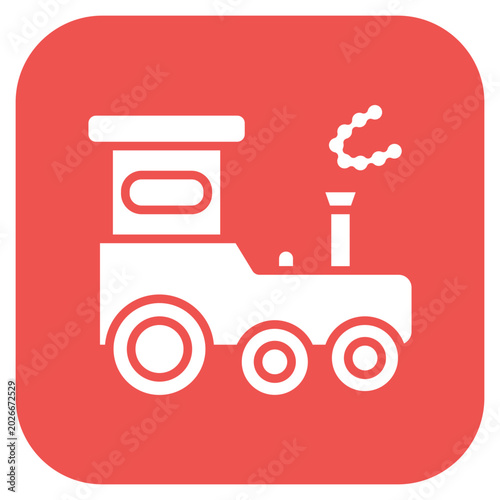 Steam Engine icon style