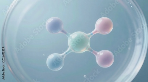 Molecular beauty innovation skincare lab pdrn skincare scientific environment close-up view advanced concepts