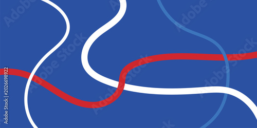 Dynamic Intertwined Wavy Lines Abstract Background.