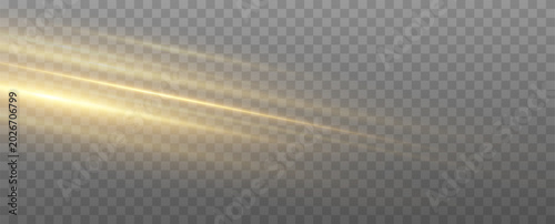 Sunlight glow effect, radiant light overlay, bright sun rays, glowing flare, transparent light burst, luminous sunshine on transparent background.