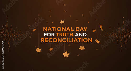 National Day for Truth and Reconciliation commemorative background
