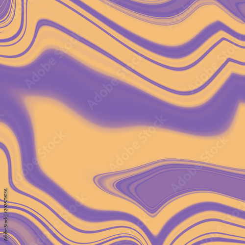Vibrant purple and orange abstract marble texture background with wavy lines and fluid shapes 23