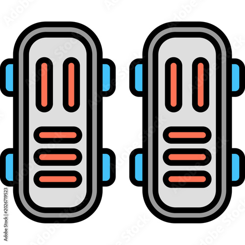 Photography Goalie Leg Pads Icon