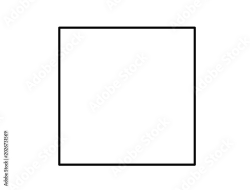 Square decorative items 
