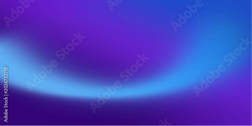 Abstract Blue Wave Background with Glowing Purple Light Lines