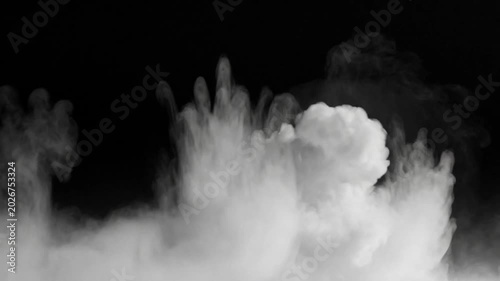 Dense Smoke Rising Overlay