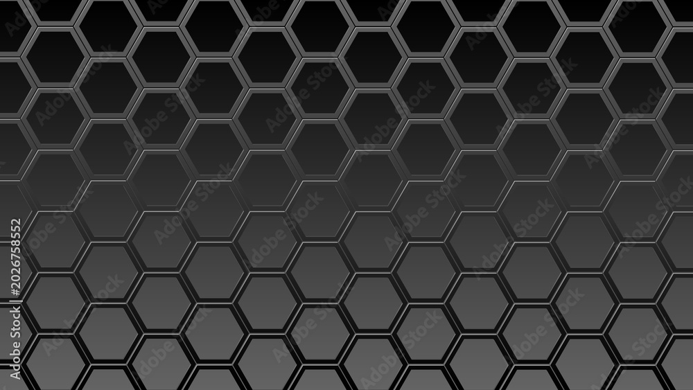 Fototapeta premium Polygon Dark Background