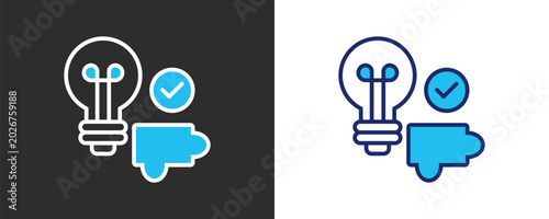 Photography Resolve Icon Set, Colored Outline Vector Illustration