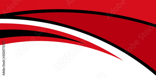 Red Black And White Abstract Wave Background With Dynamic Swoosh Design For Business Branding,vector illusatration