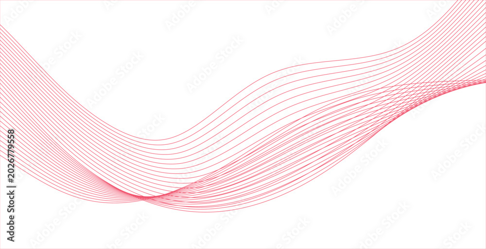 Fototapeta premium Elegant Abstract Motion Line Illustration Design