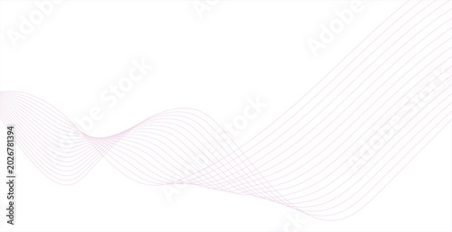 Modern Artistic Flow Line Background Illustration