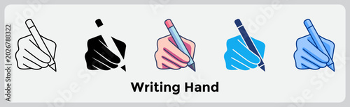Canvastavla Writing Hand