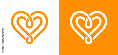 A vector logo of interlocking hearts symbolizes the Utrecht brand. Perfect for city marketing materials, promotional items, website graphics, and merchandise design.