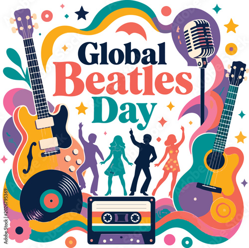Global Beatles Day Music Celebration Event.