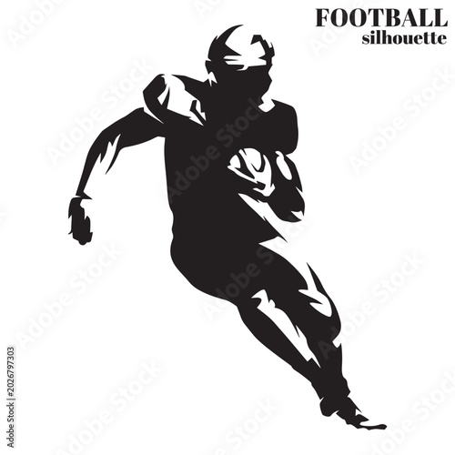 Photos Diverse silhouetted football players in action poses, depicting kicking, running