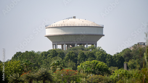 Huge water tanks for the whole Ahmedabad city of India