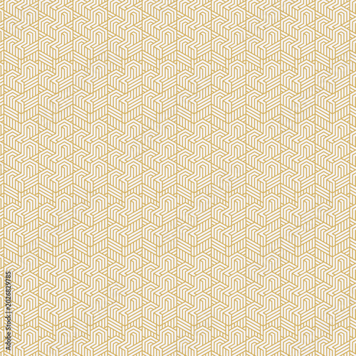 Interlaced Stylish Geometric Pattern Background Vector Illustration
