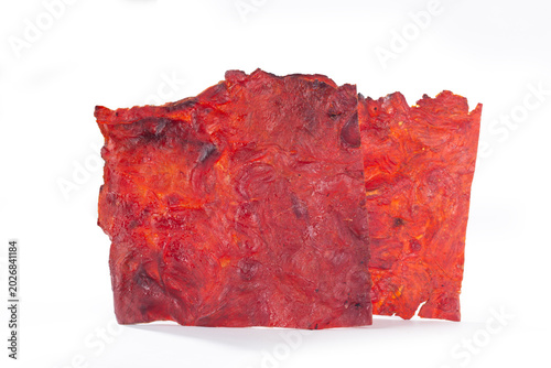 pork jerky, Freshly baked delicious pork jerky