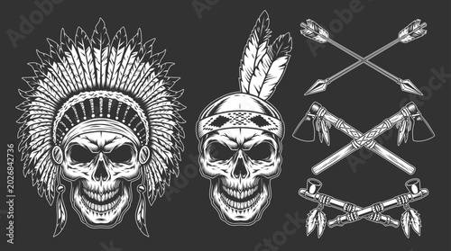 Photos Skulls and symbols of culture