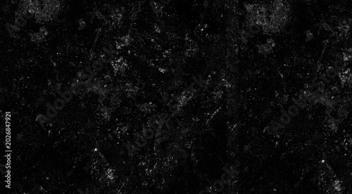 Black Distressed Texture Background for Horror Posters, Abstract Grunge Surface Overlay, Dark Vintage Wall Backdrop for Digital Art.