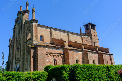 Historic basilica of XII Apostoli at Lodi Vecchio, Lodi province, Italy