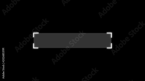 Clean white glowing lower third overlay with modern cinematic style for broadcast, corporate, news, and professional video editing projects, alpha channel