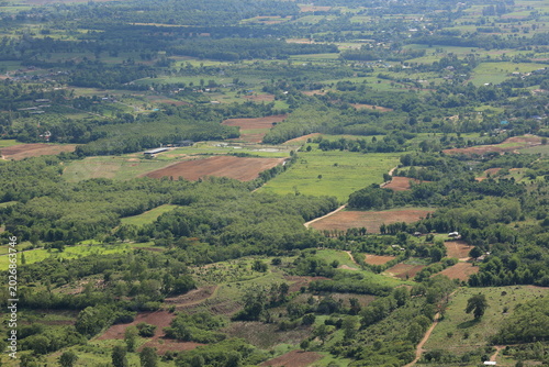 aerial view of tuscany