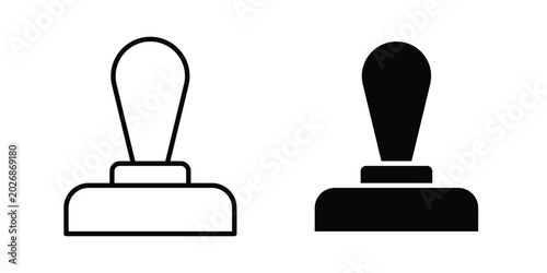 Картината върху платно Approval stamp icon