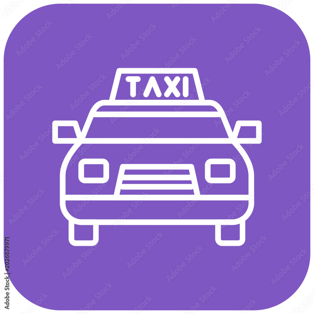 Obraz premium Taxi Icon