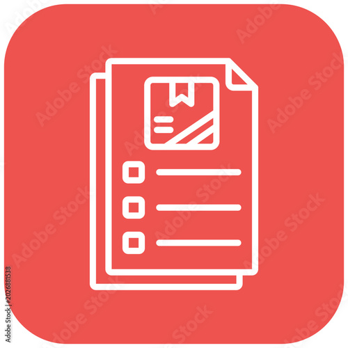 Delivery Note Icon