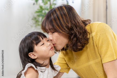 Obraz na płótnie Education, children learning development, play with family, cognitive, problem s