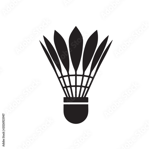 Cuadro en lienzo shuttlecock icon, badminton, sport vector design