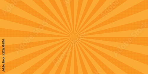 Abstract ray retro with sunburst pattern paper red and orange colorful design. Modern stipes line ray grunge design beam cartoon pop art ray elements themes Swirling wallpaper.