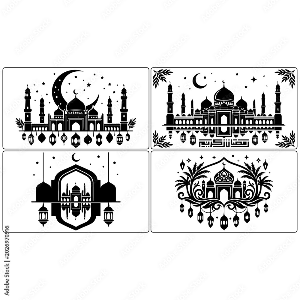 Fototapeta premium Islamic Architecture Decorative Panels