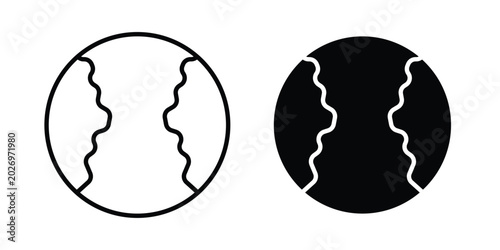 Earth icon for apps and websites. Vector symbols