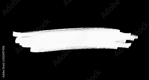 Fotografía Weisse Stift Markierung als unordentliche Textur auf schwarz