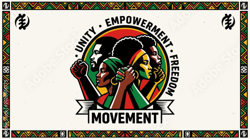 Konstfotografi Raised Fists Unity Empowerment Freedom Movement.