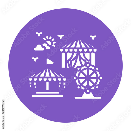 Cuadro en lienzo Fair Icon