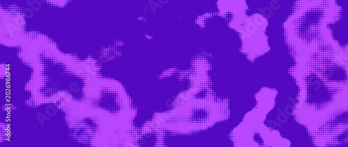 Billede på lærred Modern bright violet halftone vector wallpaper with faded pixel grain and comic-style dotted patterns for multipurpose creative backgrounds