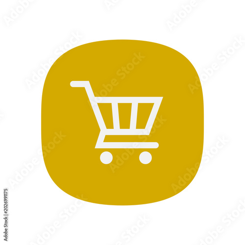 Digital Store Cart Button for Website Design

