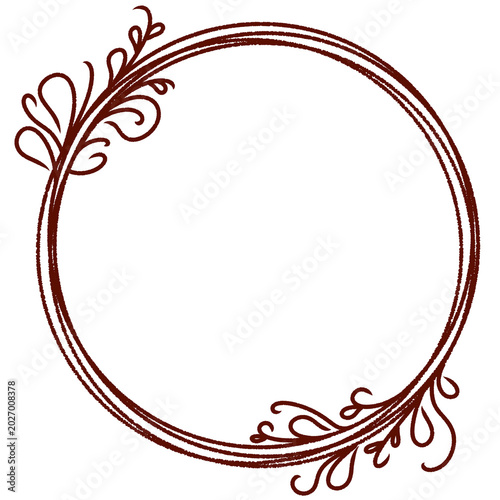 red floral frame 01